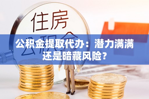 来凤公积金提取代办：潜力满满还是暗藏风险？